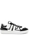 Lanvin Sneaker "clay" In 0110 Optic White/black