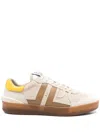 Lanvin Clay Sneakers With Translucid Sole Shoes In Ecru Mastic