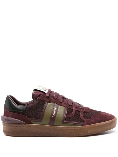 Lanvin Clay Sneakers With Translucid Sole Shoes In Red