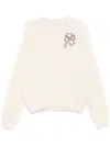 Lanvin Clover-patch Sweater In White