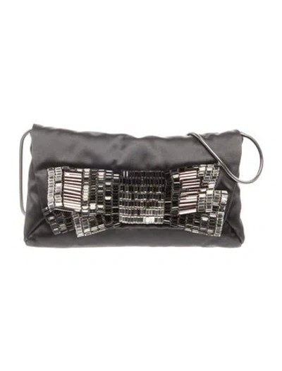 Pre-owned Lanvin Clutch In Grey
