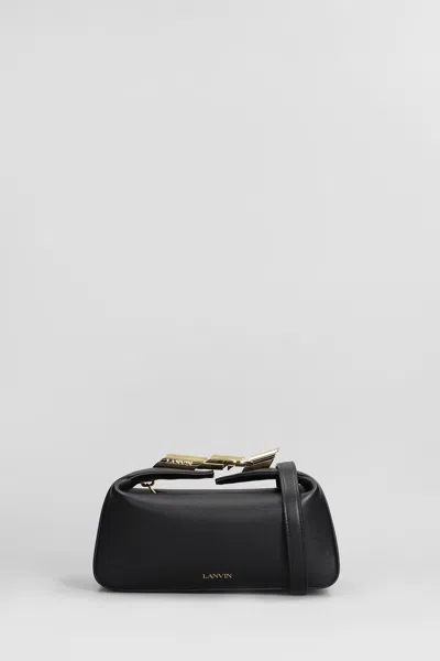 LANVIN CLUTCH IN BLACK LEATHER