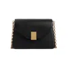 Lanvin Smooth Leather Concerto Clutch With Detachable Chain In Black