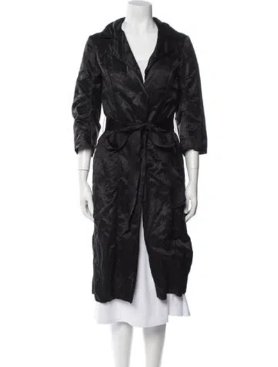 Pre-owned Lanvin Coat In Black