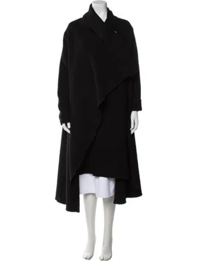 Pre-owned Lanvin Coat In Black