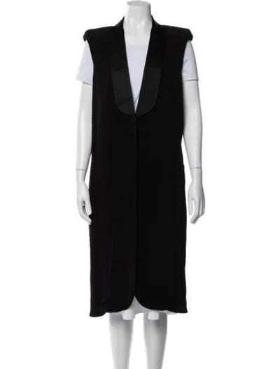 Pre-owned Lanvin Coat In Black