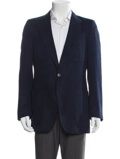 Pre-owned Lanvin Coat In Blue