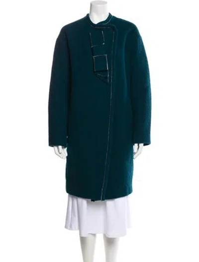 Pre-owned Lanvin Coat In Blue