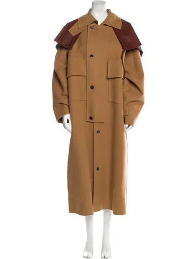 Pre-owned Lanvin Coat In Neutral