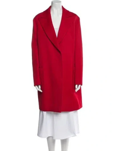 Pre-owned Lanvin Coat In Red