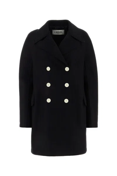 Lanvin Coats In Black