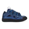 Lanvin Cobalt Curb Sneakers In Blue