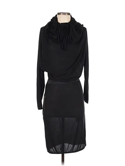 Pre-owned Lanvin Cocktail Dress In Black