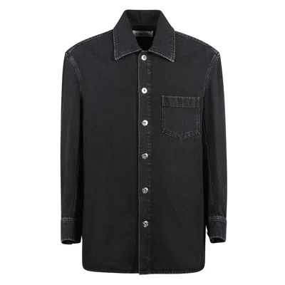 Lanvin Cocoon Button In Black