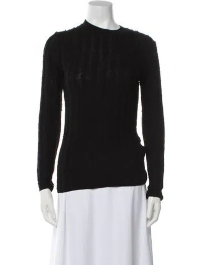 Pre-owned Lanvin Collection Wool Sweater In Black