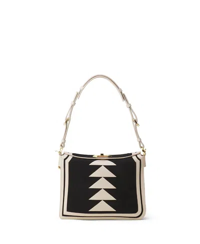 Lanvin Compagnon 20 Leather Bag In Black