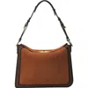 Lanvin Compagnon Asymmetrical Bag In Suede