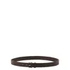 Lanvin Compagnon Leather Belt In Brown