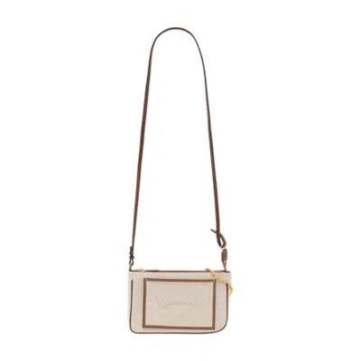 Lanvin Compagnon Shoulder Bag In Neutral