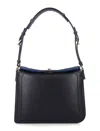 Lanvin Compagnon Small Asymmetrical Bag With A Python Finish In Black