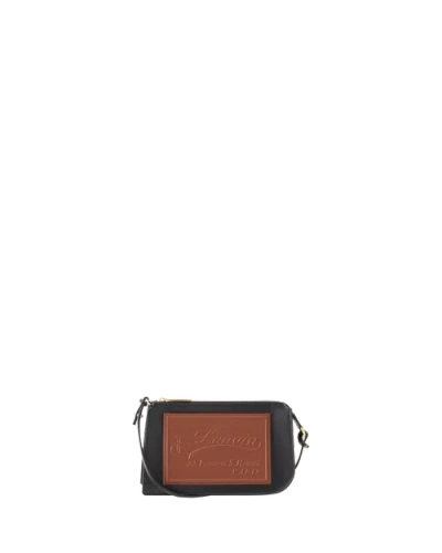 Lanvin Compagnon Small Zipped Bag In Smooth Leather In Brown