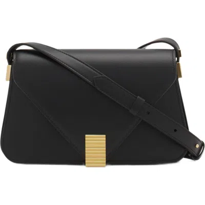 Lanvin Concerto Shoulder Bag In Black Leather
