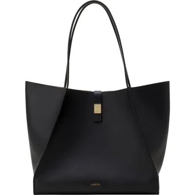 Lanvin Concerto Arpège Leather Tote Bag In Black