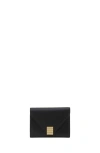 Lanvin Concerto Arpege Leather Wallet In Black