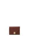 Lanvin Concerto Arpege Leather Wallet In Brown