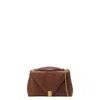 Lanvin Concerto Arpege Soft Leather Bag In Brown
