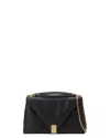Lanvin Concerto Arpege Soft Leather Bag In Black