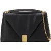Lanvin Concerto Arpege Soft Leather Bag In Black