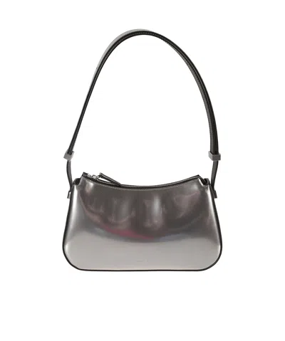 Lanvin Concerto Hobo Bag In Silver