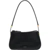 Lanvin Letter Detail Shoulder Bag In Black