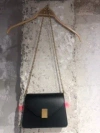 Lanvin Concerto Leather Crossbody Bag In Black
