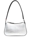 Lanvin Concerto Mettalic-effect Shoulder Bag In Silver
