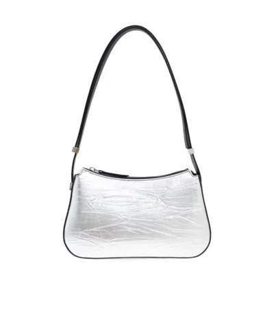 LANVIN LANVIN METALLIC ZIPPED SHOULDER BAG