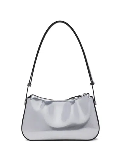 Lanvin Concerto Mini Shoulder Handbag In Silver