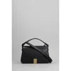 Lanvin Concerto Shoulder Bag In Black Leather In Black