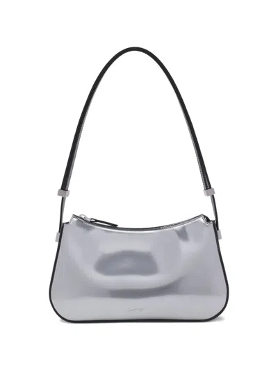 Lanvin Concerto Zip-fastening Shoulder Bag In Silver