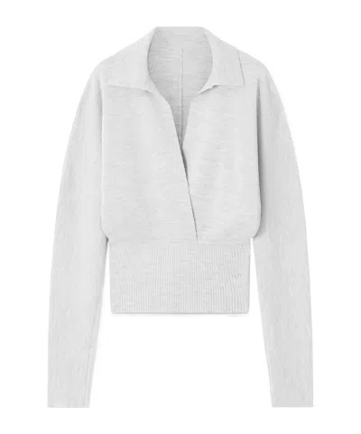 Lanvin Convertible Wool-blend Sweater In White
