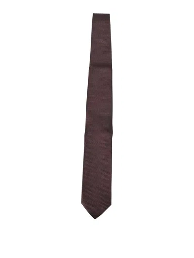 Lanvin Tie In Burgundy