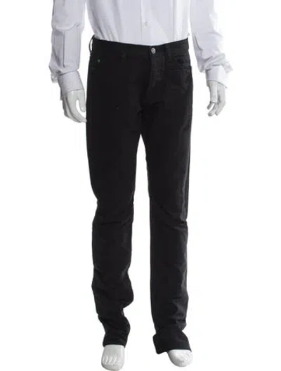 Pre-owned Lanvin Corduroy Pants In Gray