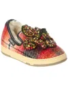 Lanvin Cosy Wool Slipper In Red