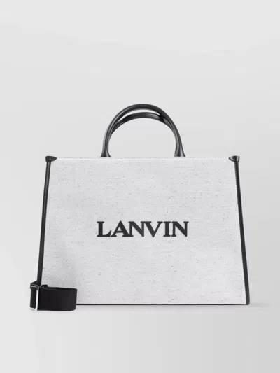 Lanvin Cotton And Linen Tote Bag