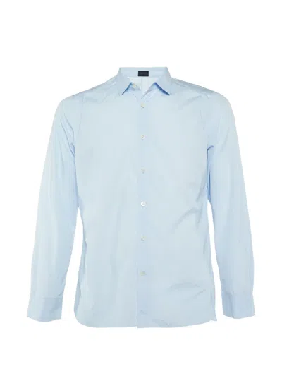Pre-owned Lanvin Cotton Button-up Shirt In Blue