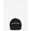 Lanvin Cotton Cap In Black