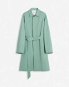 Lanvin Cotton Trench Coat In Vert De Gris