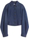 Lanvin Tailored Denim Jacket In Blue