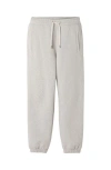 Lanvin Cotton Fleece And Cashmere Jogging Pants In Gray